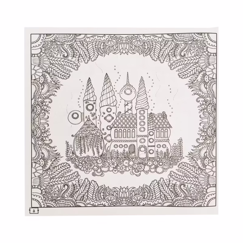 کتاب رنگ آمیزی بزرگسالان طبیعت