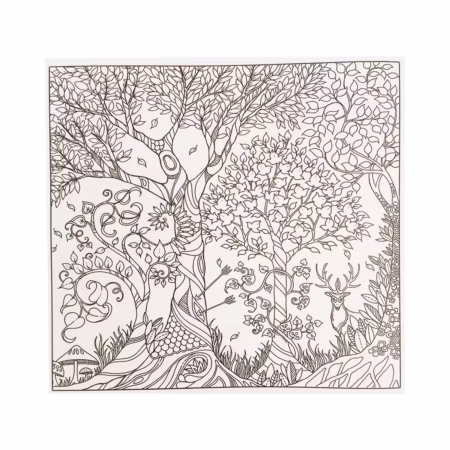 کتاب رنگ آمیزی بزرگسالان طبیعت