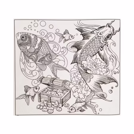 کتاب رنگ آمیزی بزرگسالان اقیانوس پنهان