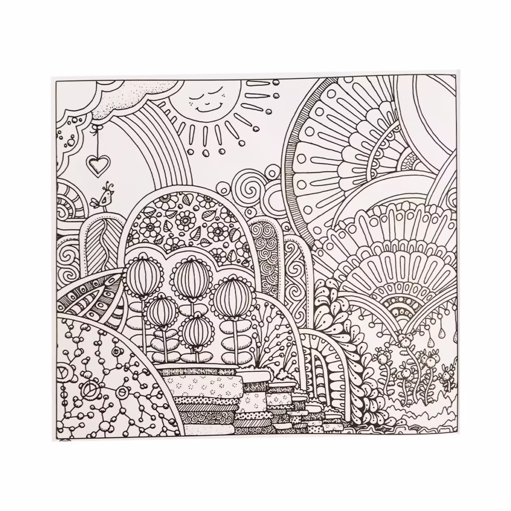 کتاب رنگ آمیزی بزرگسالان سرزمین عجایب