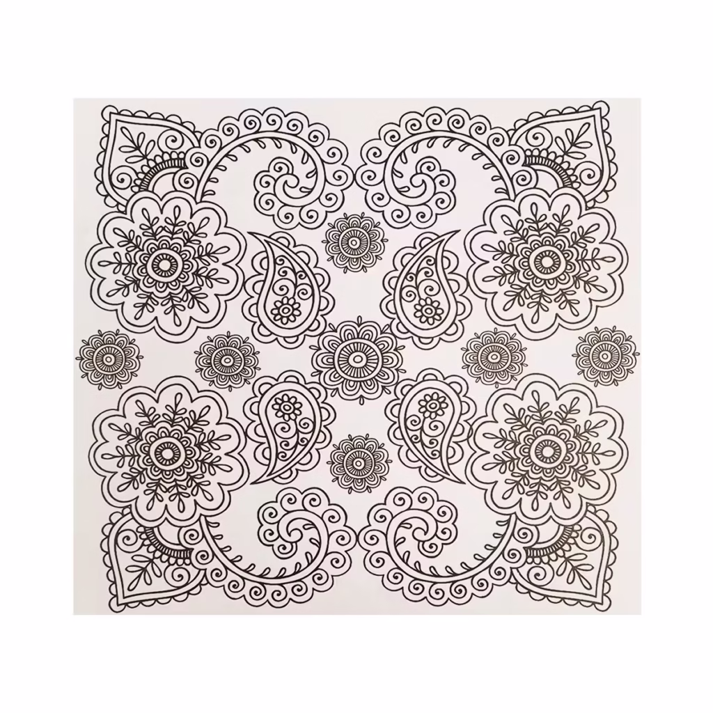 کتاب رنگ آمیزی بزرگسالان آرامش و تمرکز