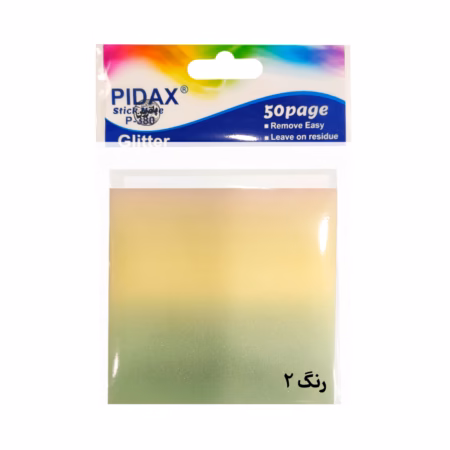 یادداشت چسب دار اکلیلی شفاف Pidax مدل Glitter P-380