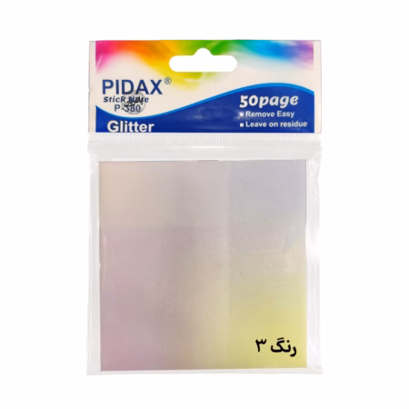 یادداشت چسب دار اکلیلی شفاف Pidax مدل Glitter P-380